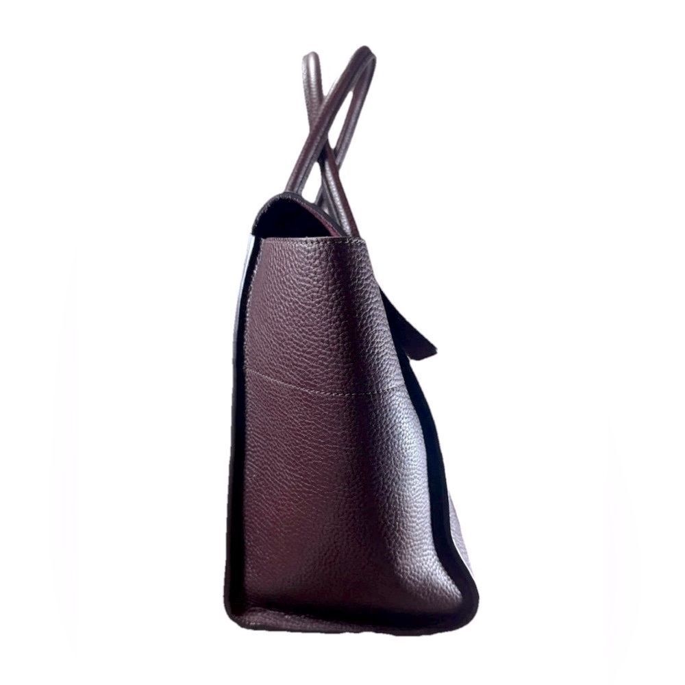 MULBERRY Oxblood Maroon Leather Classic Large Bayswater Tote Bag New Style - Picture 6 of 16